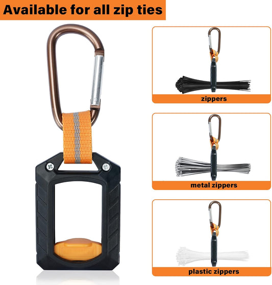 MELOTOUGH Portable Zip Tie Organizer & Dispenser – Heavy Duty Cable Tie Holder