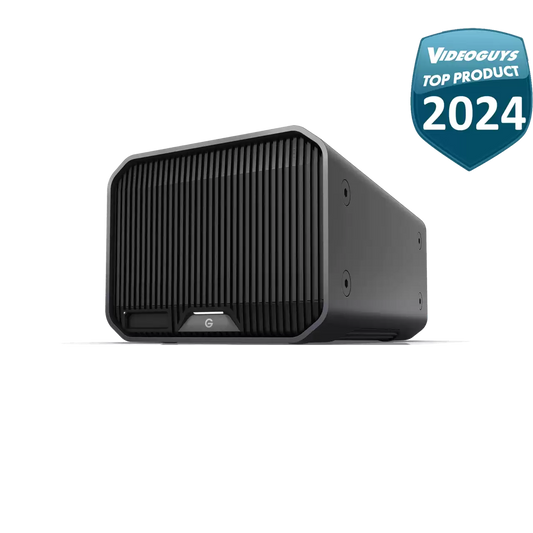 G-RAID MIRROR 2 - 12TB (Space Gray) - RAID 0 with Thunderbolt 3